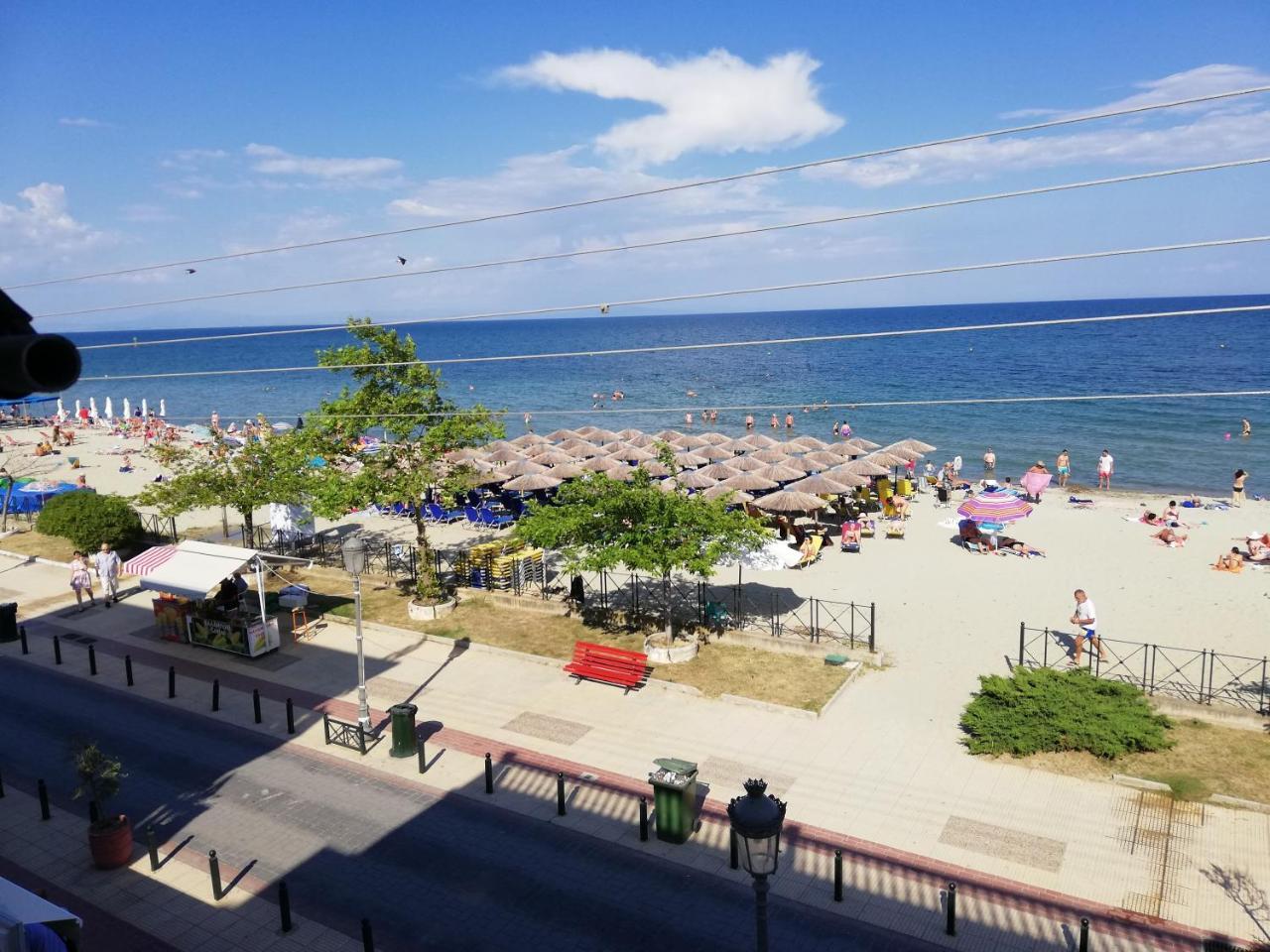 Paralía Sea Side Villa Economou מראה חיצוני תמונה