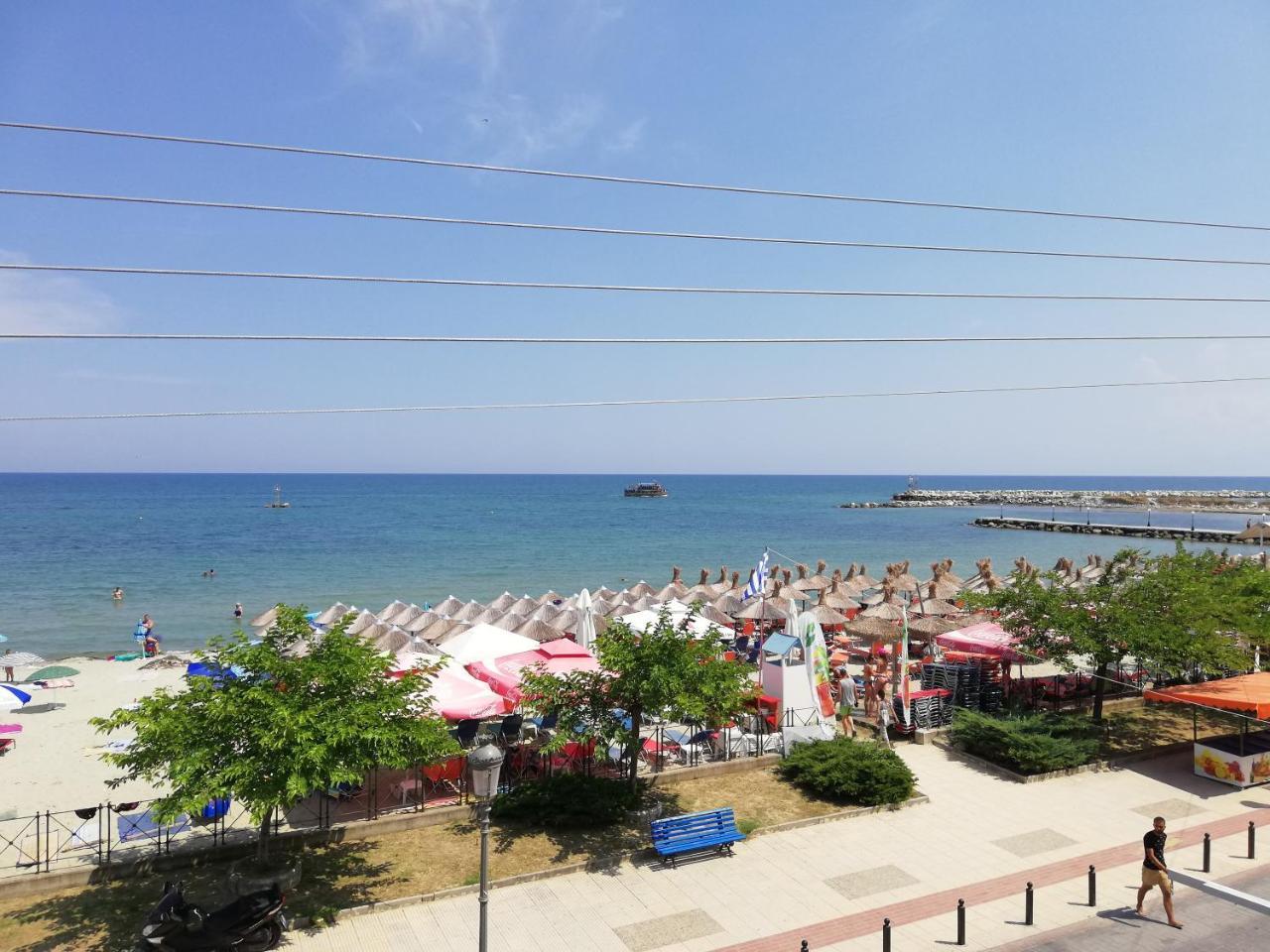 Paralía Sea Side Villa Economou מראה חיצוני תמונה